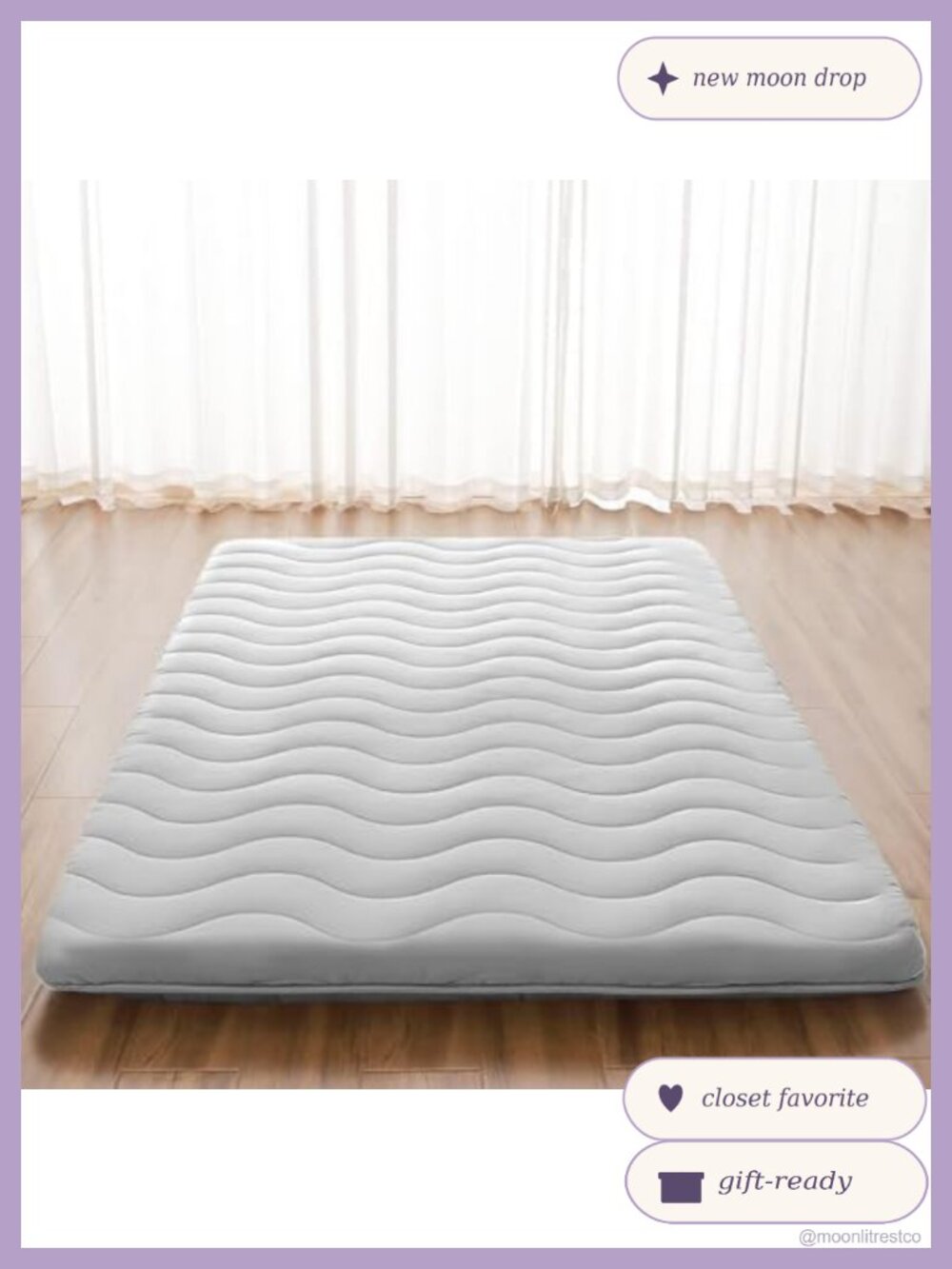 Japanese Futon Floor Mattress Full Size 3.5" Thick High Density Foam Foldable